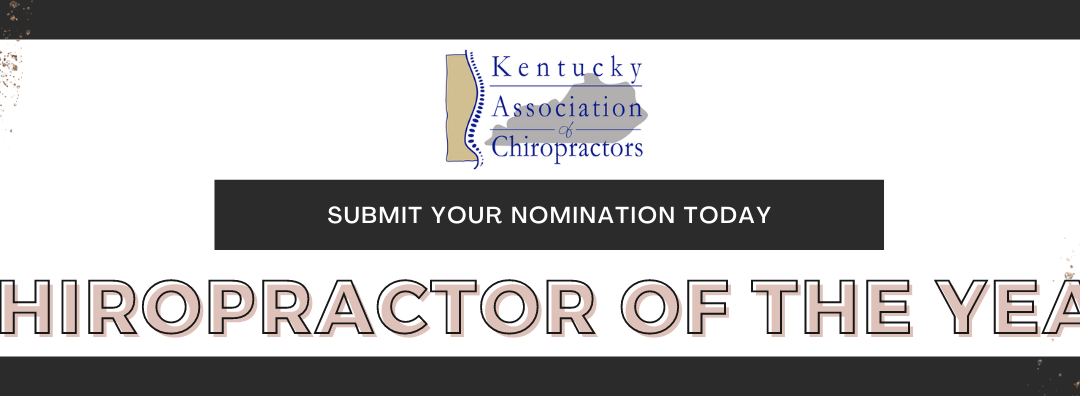 2021 Chiropractor of the Year Nominations!