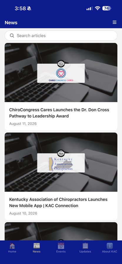 KAC Connection news feed
