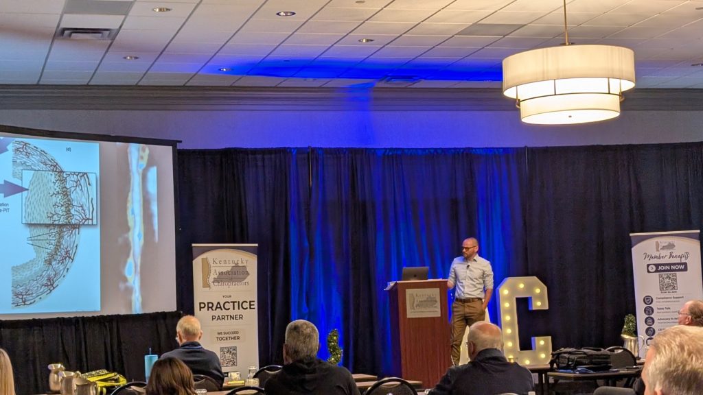 Dr. Stephen Hussey presenting at the KAC 110th Annual Convention