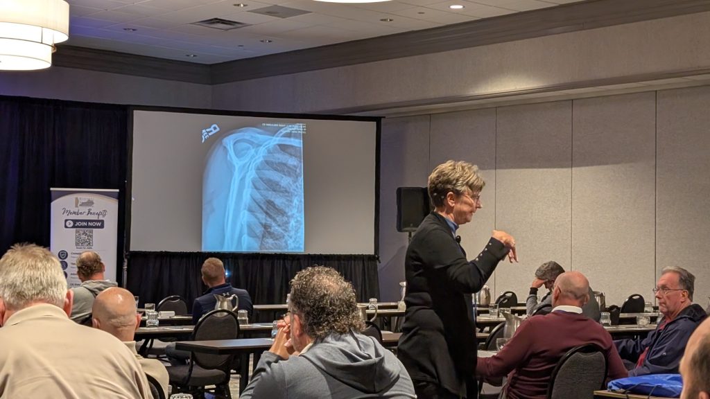 Dr. Beverly Harger presenting at the KAC 110th Annual Convention
